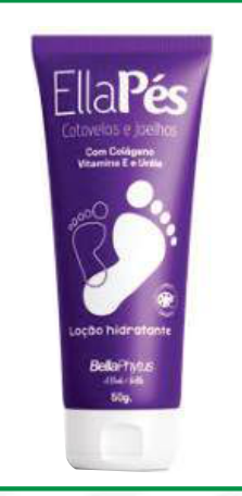 LOCAO HIDRATANTE P/ PES ELLA PES 50G BELLAPHYTUS