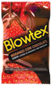 PRESERV BLOWTEX MORANGO C/ CHOCOLATE C/3