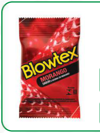 PRESERV BLOWTEX MORANGO C/3