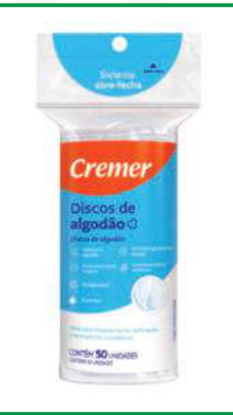 DISCOS DE ALGODAO C/50 CREMER