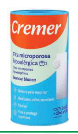 FITA MICROPOROSA 10CMX4,5M CREMER