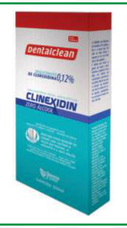 ENXAGUANTE BUCAL 300ML CLINEXIDIN S/ ALCOOL DENTALCLEAN