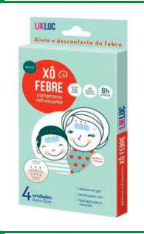 XO FEBRE COMPRESSAS C/4 LIKLUC