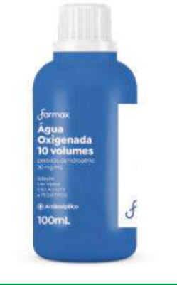 AGUA OXIGENADA ANTISSEPTICA 10 VOL 100ML FARMAX