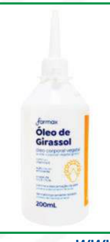 OLEO DE GIRASSOL C/ ALMOTOLIA 200ML