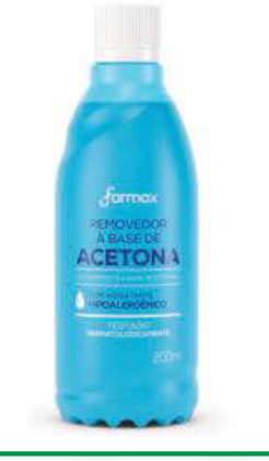 REMOVEDOR COM ACETONA 200ML FARMAX