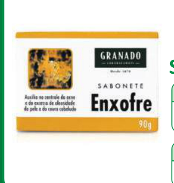 SABONETE ENXOFRE 90G GRANADO