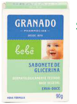 SABONETE GLICERINA BEBE ERVA DOCE GRAN 90G
