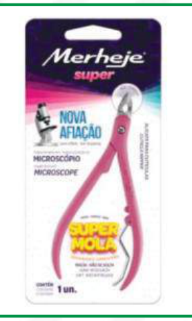 ALICATE P/CUTICULAS MERHEJE LILAS