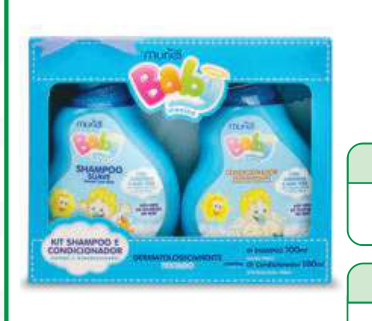 KIT SHAMPOO + COND BABY MENINO 100ML MURIEL