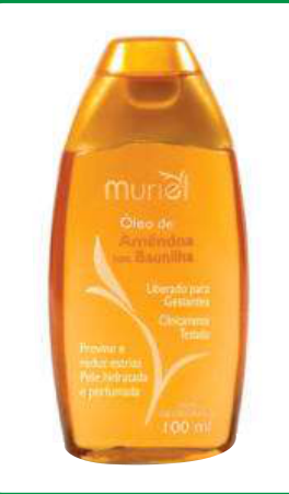 OLEO CORPORAL AMENDOAS C/ BAUNILHA 100ML MURIEL