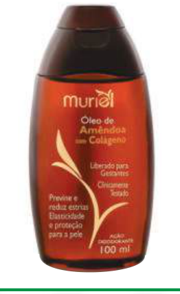OLEO CORPORAL AMENDOAS C/ COLAGENO 100ML MURIEL