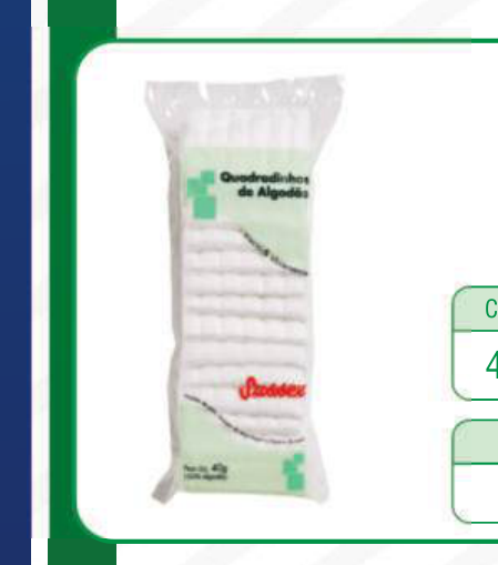 ALGODAO QUADRADO 40G SUSSEX