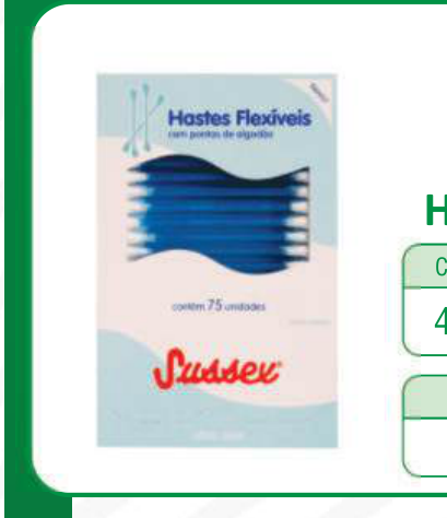 HASTES FLEXIVEIS C/75 SUSSEX