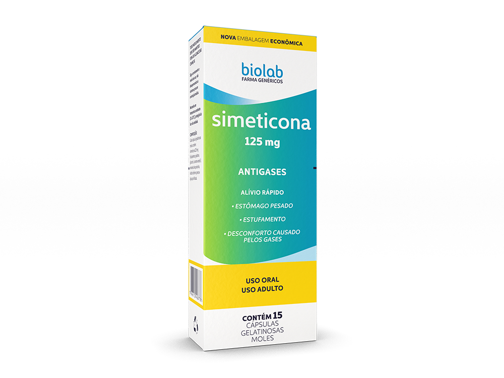 SIMETICONA 125 mg x 15 CAPSULAS
