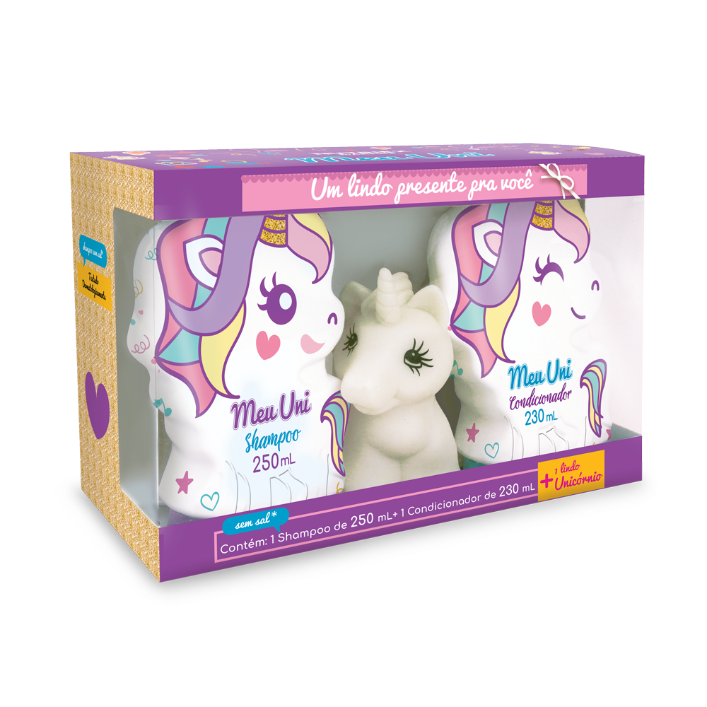 KIT NUTRIEX UNICORNIO+ADESIVO GRATIS SHAMPOO 250ML+CONDICIONADOR 230ML