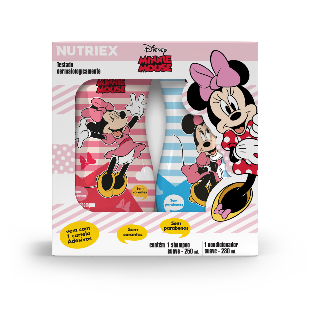 KIT MINNIE SUAVE SH 250ML+COND 230ML