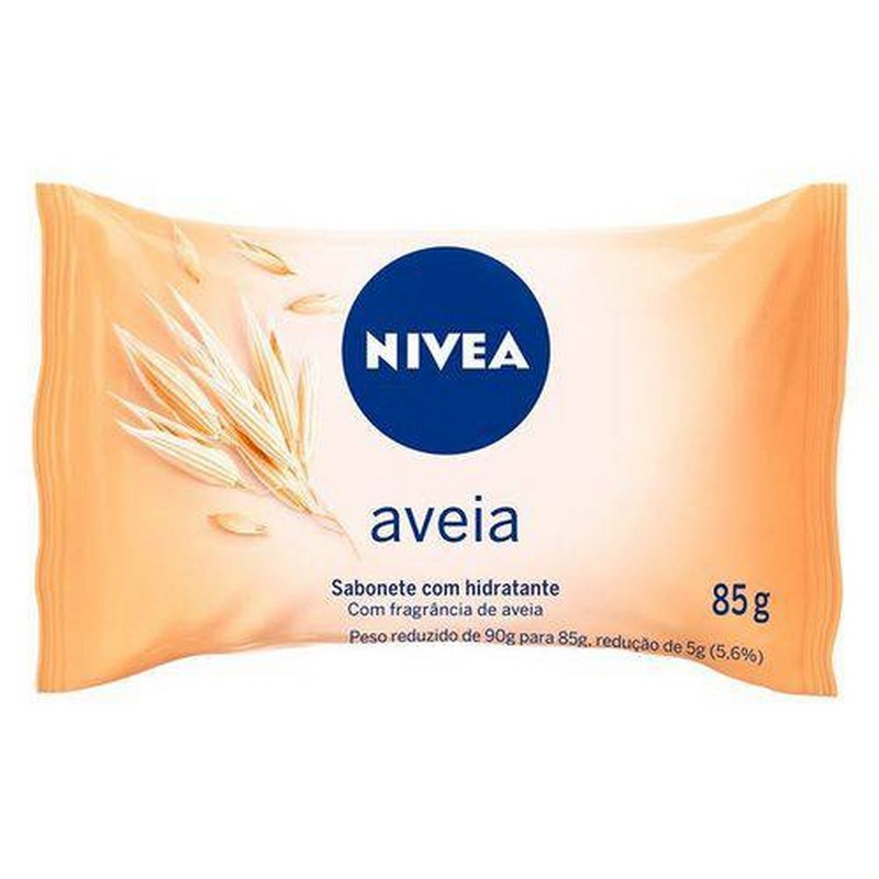 SABONETE BARRA HIDRATANTE AVEIA NIVEA FLOW PACK 85G