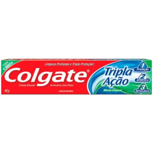 CR DENT COLGATE TRIPLA AÇÃO MENTA ORIGINAL 90G