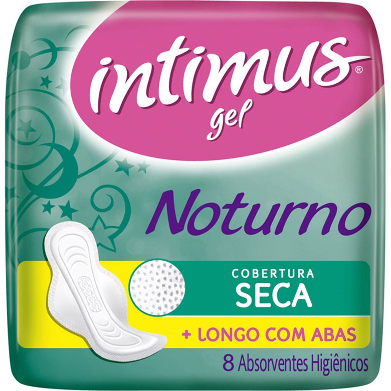 ABS INTIMUS NOTURNO TODA PROTEGIDA SECA C/ ABAS C/