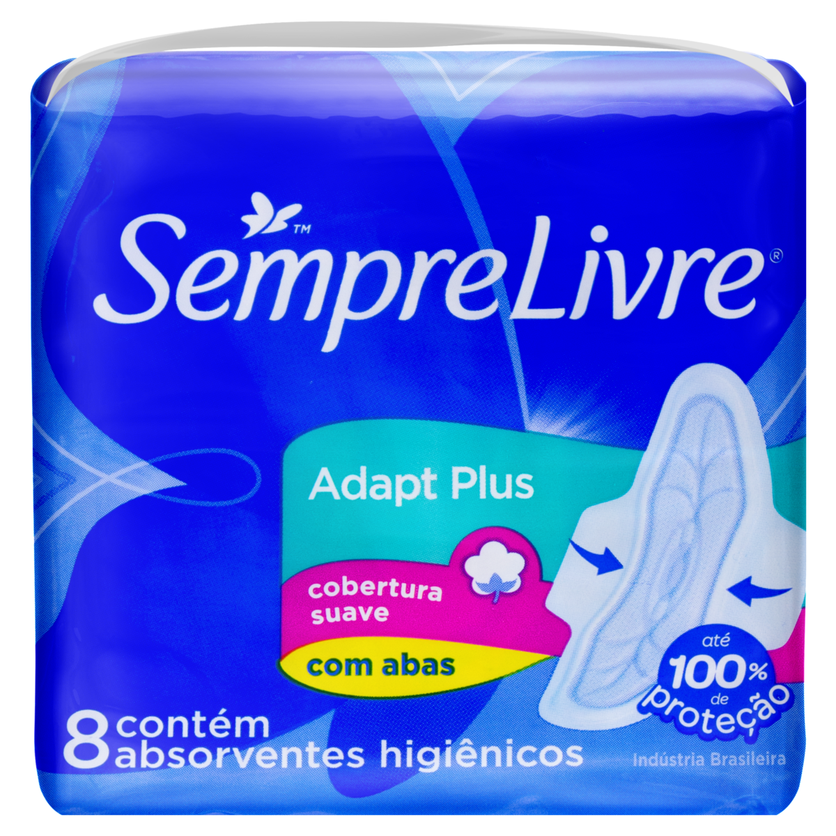 ABS SEMPRE LIVRE ADAPT PLUS SUAVE ABAS C/8