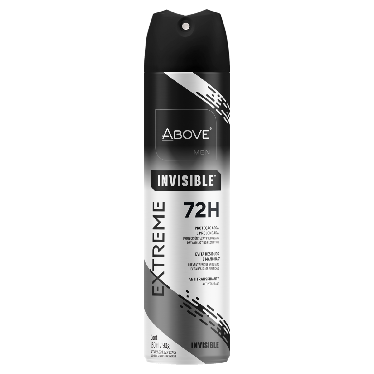 DES ABOVE AERO EXTR INVISIB 72H MASC 150 - ABOVE
