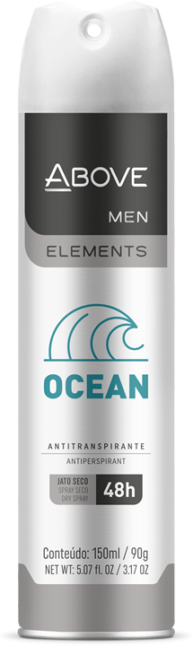ANTITRANSPIRANTE JATO SECO OCEAN ABOVE MEN ELEMENTS 150ML SPRAY