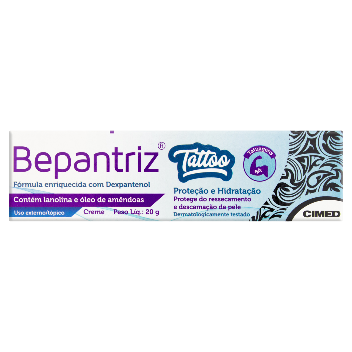 PROTETOR DA PELE CREME BEPANTRIZ TATTOO CAIXA 20G