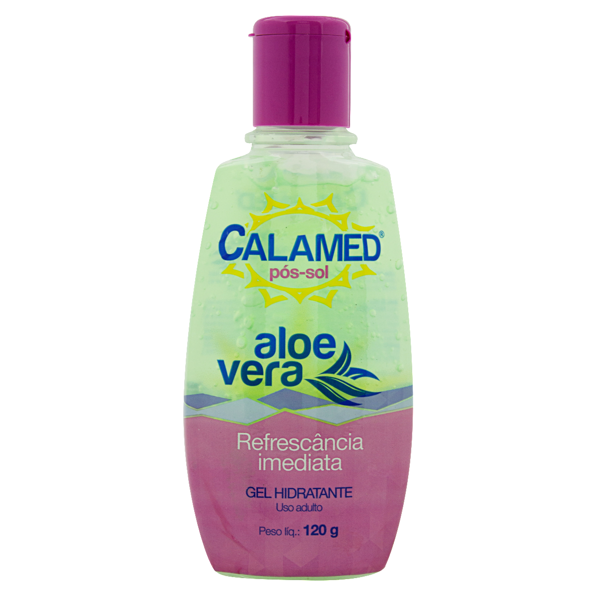 PÓS-SOL GEL REFRESCANTE ALOE VERA CALAMED FRASCO 120G