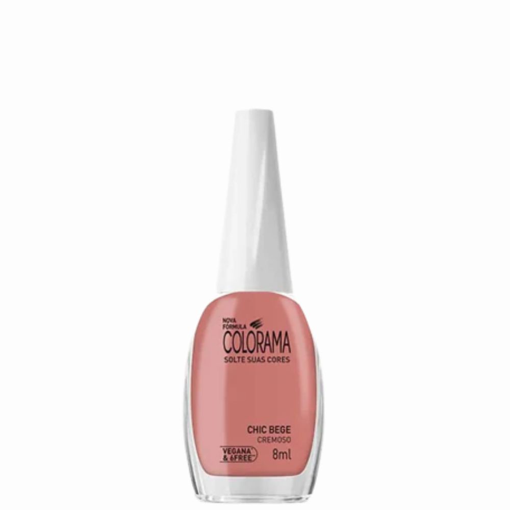 ESMALTE COLORAMA CREM NU CHIC BEGE 8ML