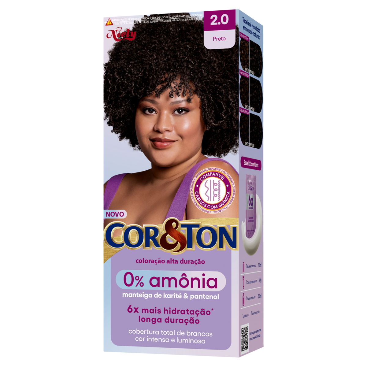 COR&TON TINT NIELY KIT 2.0 SEM AMONIA