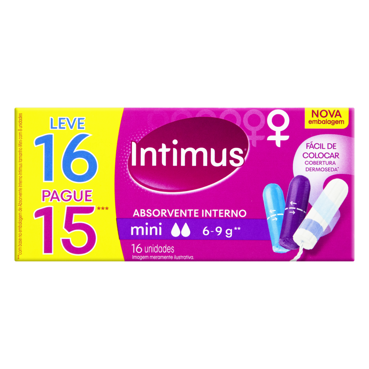 ABS INTIMUS GEL INTERNO MINI C/16