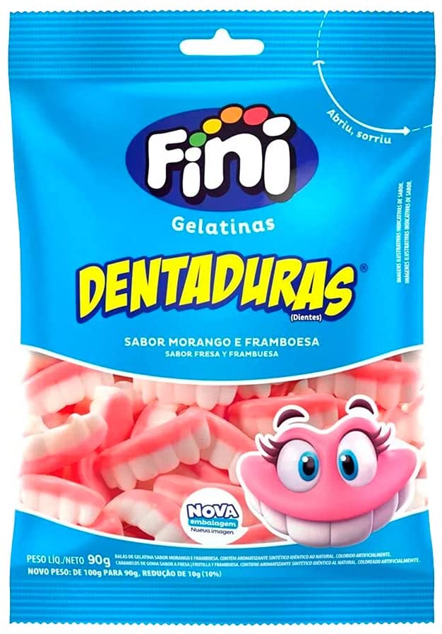 FINI BALA GELAT DENTADURAS 80G - FINI