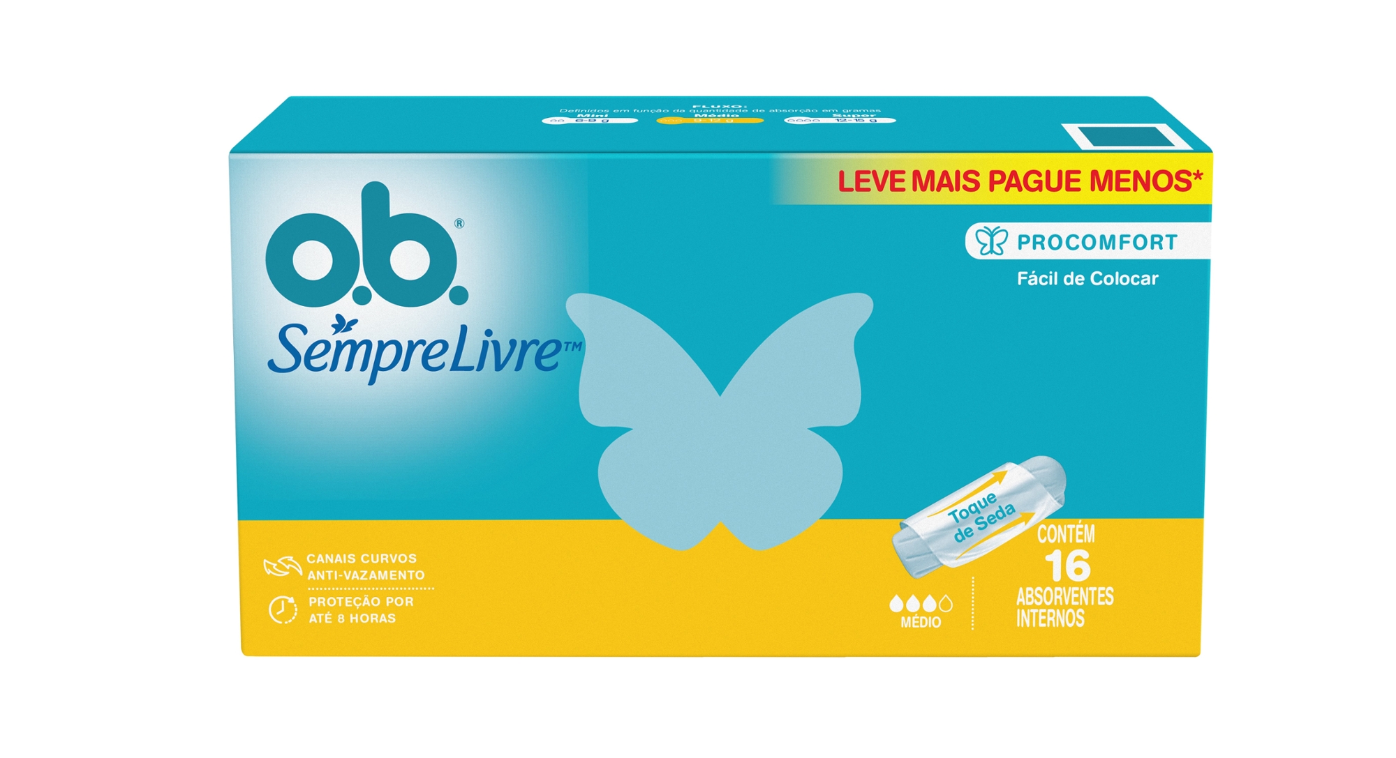 ABS INT OB PROCOMFORT + FÁCIL MÉDIO C/16