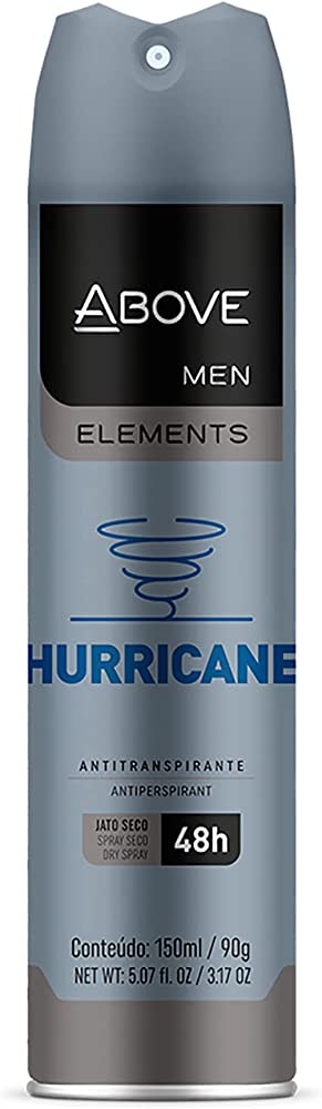 ANTITRANSPIRANTE AEROSSOL INVISIBLE HURRICANE ABOVE MEN ELEMENTS 150ML SPRAY