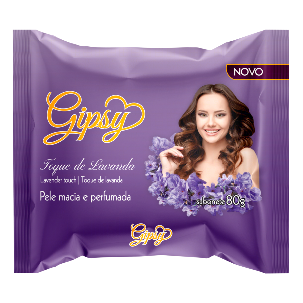 SABONETE BARRA TOQUE DE LAVANDA GIPSY FLOW PACK 80G