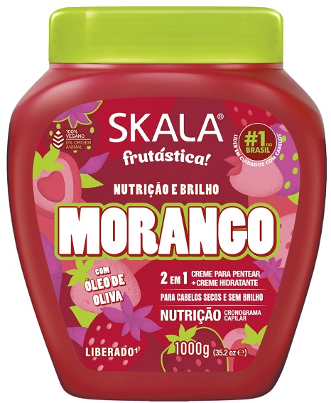 CREME TRATAMENTO SKALA 1KG MORANGO