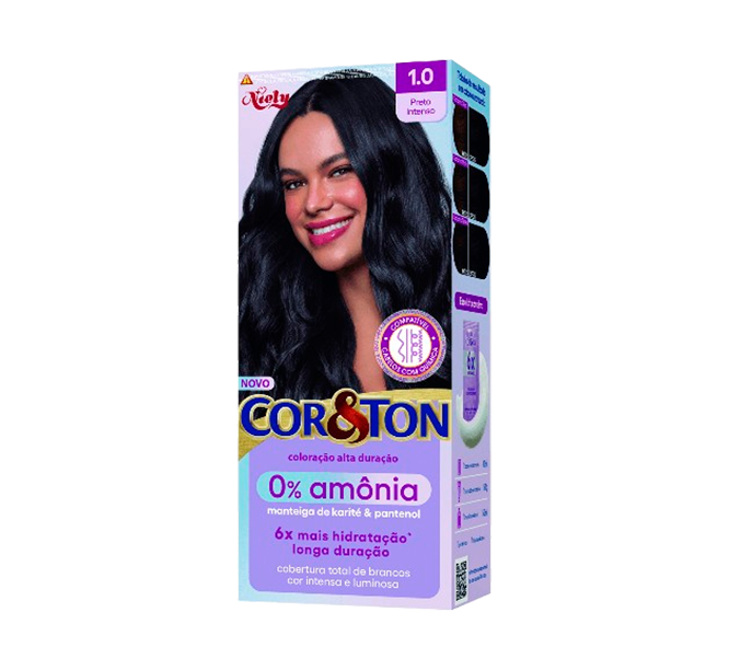 COR&TON TINT NIELY KIT 1.0 SEM AMONIA