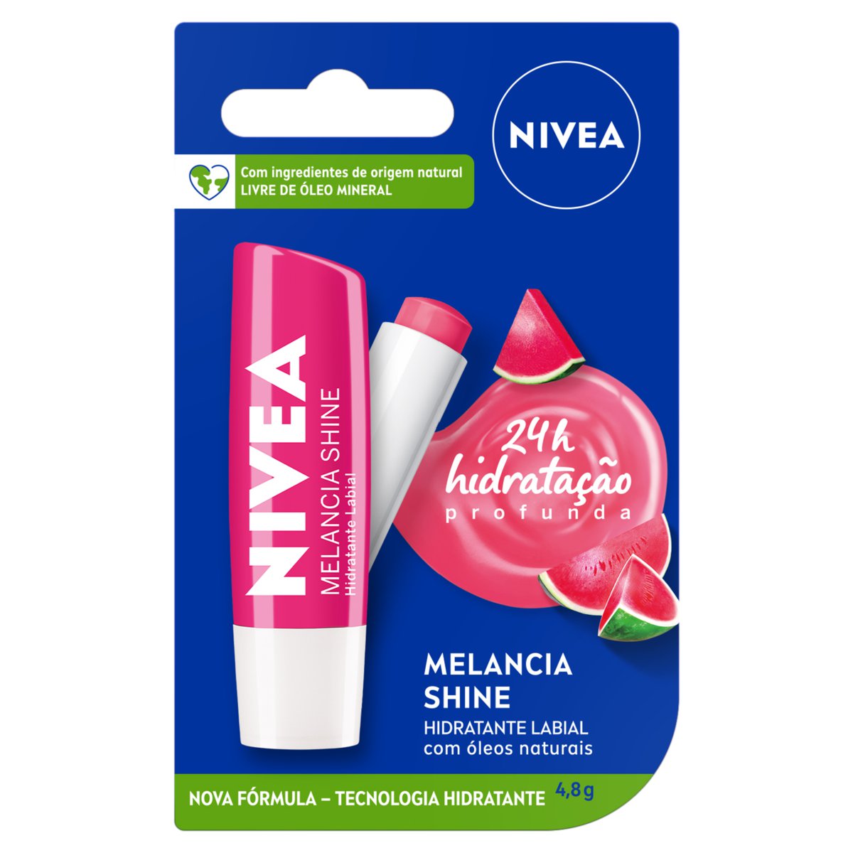NIVEA HIDRAT LABIAL MELANCIA SHINE 4,8G