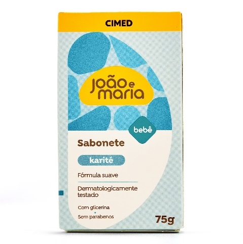 SABONETE BARRA KARITÉ JOÃO E MARIA CAIXA 75G