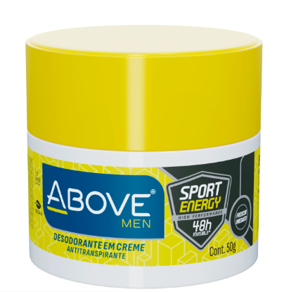 DESODORANTE CREME INVISIBLE SPORT ENERGY ABOVE MEN 50G
