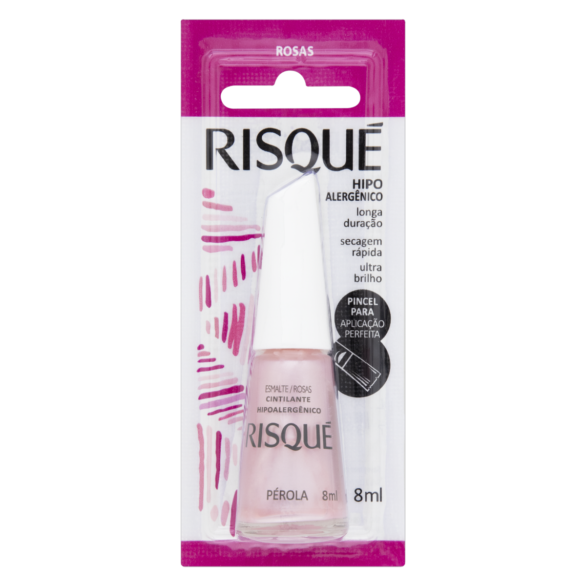 ESMALTE RISQUE CINT PEROLA  8ML