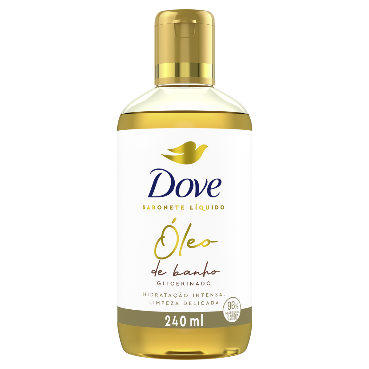 SAB DOVE LIQ GLIC OLEO DE BANHO 240ML