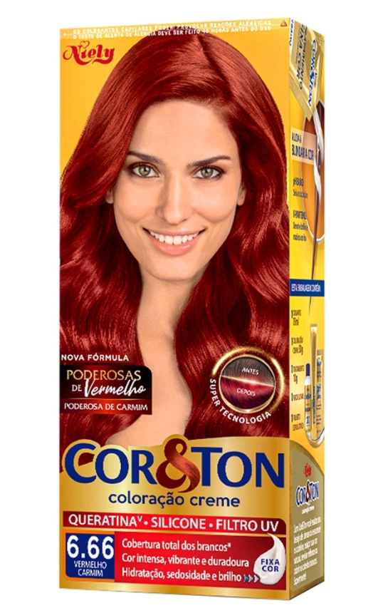 COR&TON TINT NIELY MKIT 6.66 LOU ESC VERMELHO