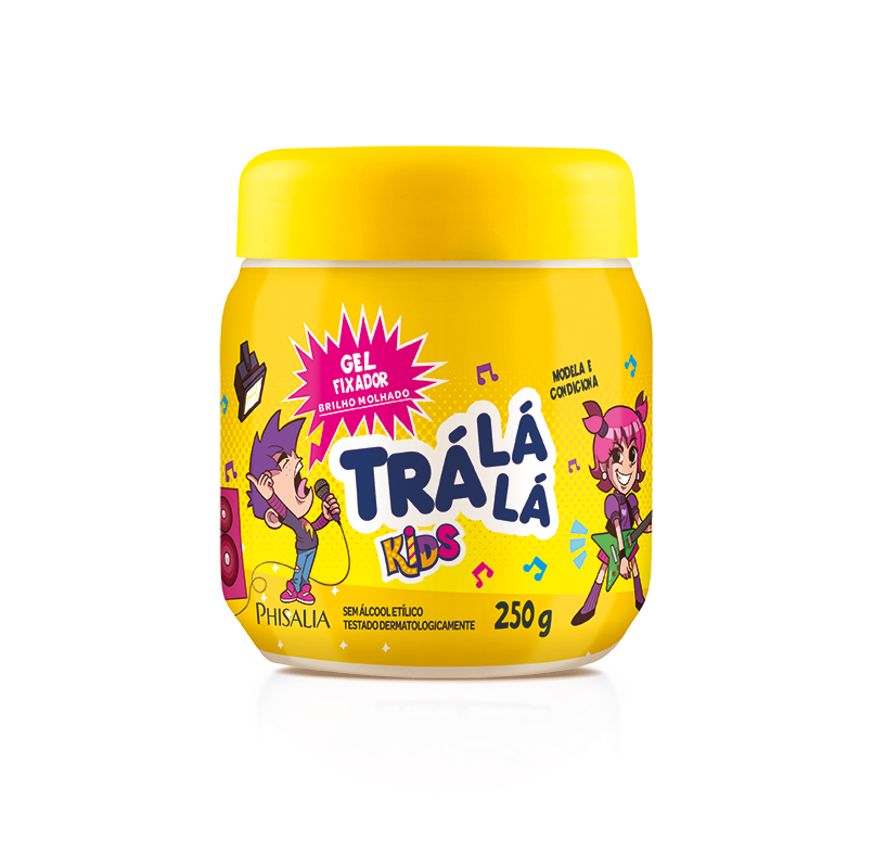 GEL FIXADOR TRALALA BRILHO MOLHADO S/ ALCOOL 250G