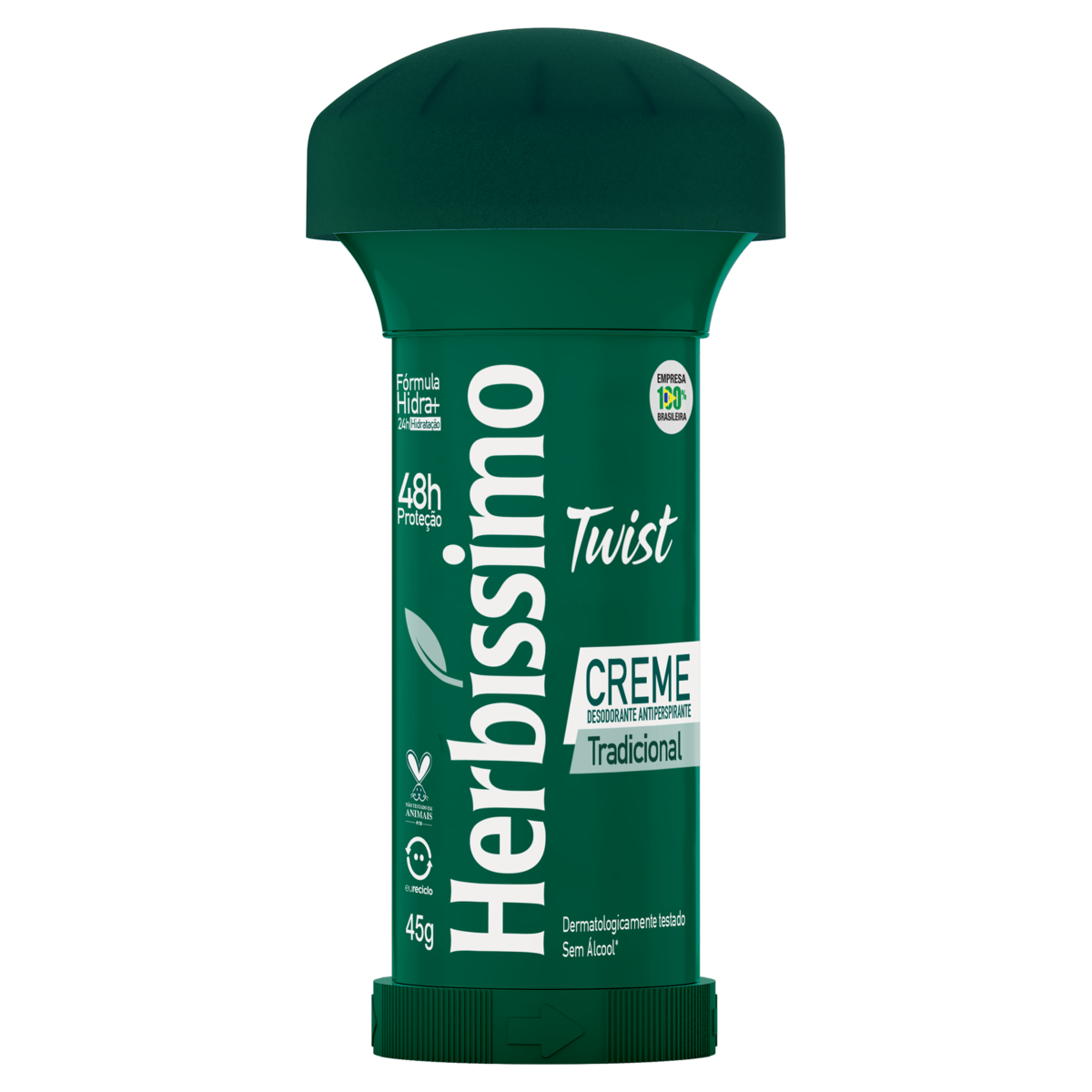 DESODORANTE HERBISSIMO TWIST 45G TRADICIONAL