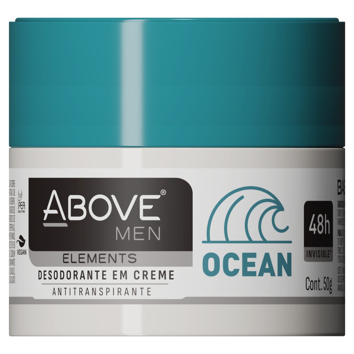 DESODORANTE CREME INVISIBLE OCEAN ABOVE MEN ELEMENTS 50G