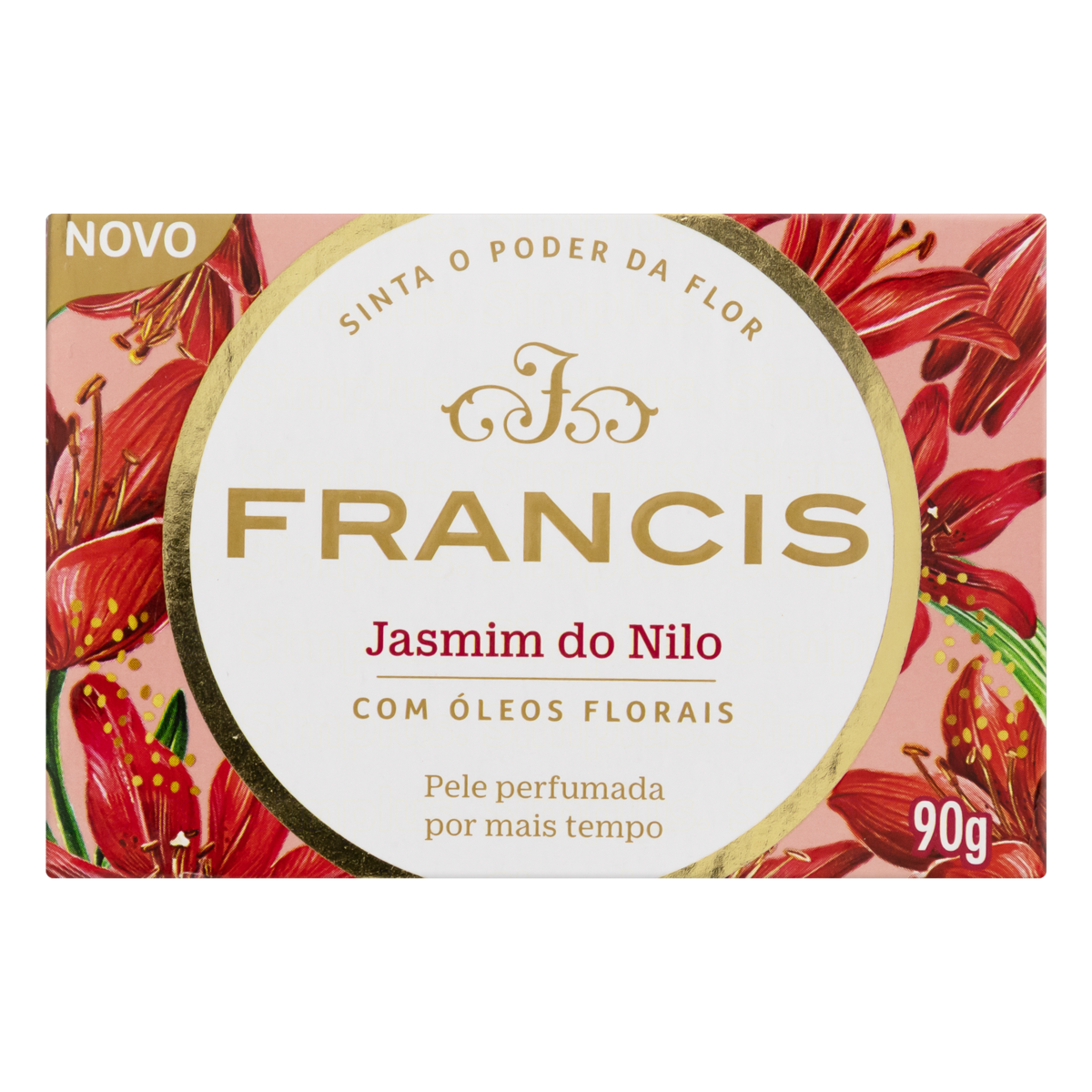 SABONETE BARRA FRANCIS CLASSICO VERMELHO 90G