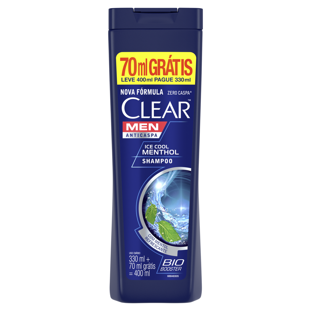 SH CLEAR MEN ANTIC ICE COOL MENTHOL 400ML LV+PG-