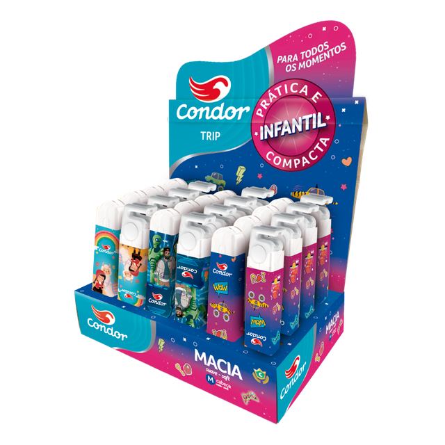 ESCOVA DENTAL INFANTIL MACIA CONDOR TRIP CABEÇA M